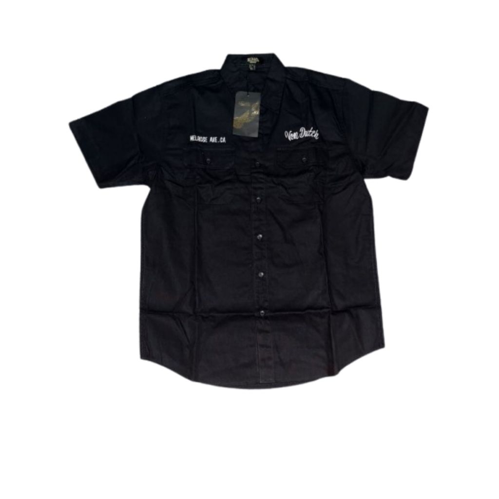 WorkShirt Von Dutch Black On White