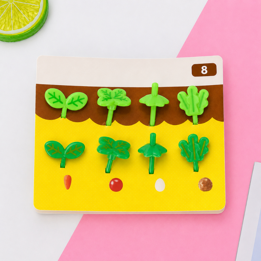 Tusukan Bento tusukan Karakter garpu bekal anak Gemoy Garpu Bento Buah Kue