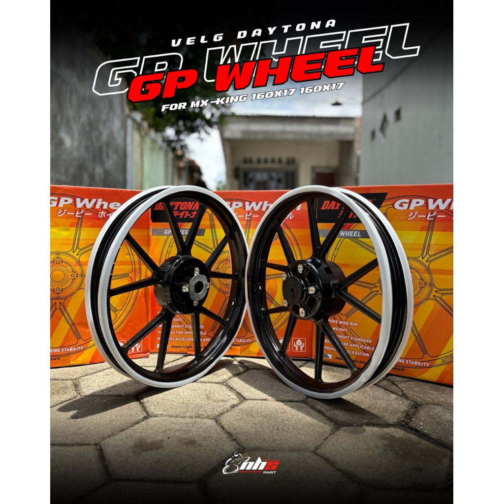 Velg Daytona GP Wheel Original Bisa untuk Ninja, MX King, 125Z dll