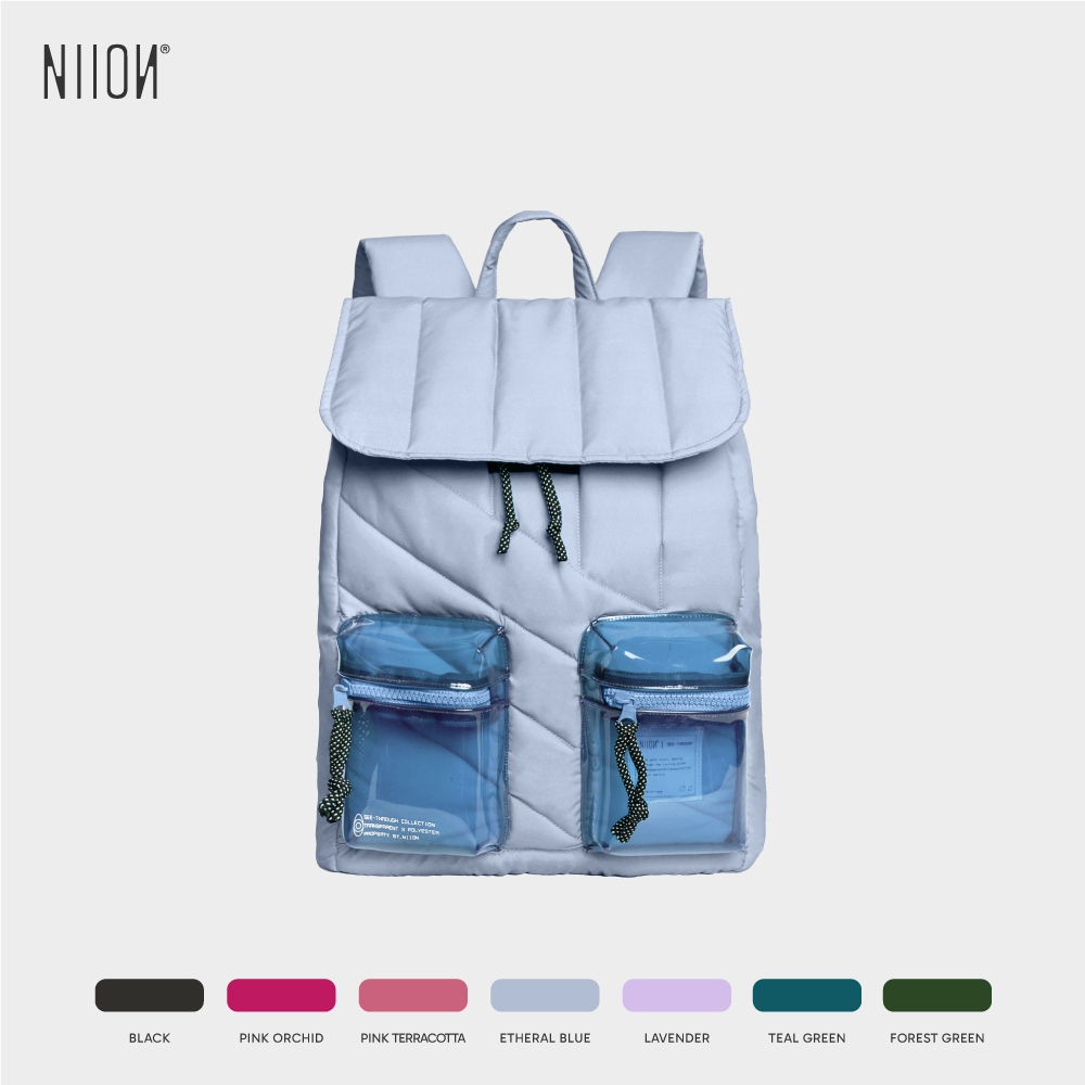 Niion Mera Laptop Backpack / Tas Ransel Laptop 15inch Wanita Pria