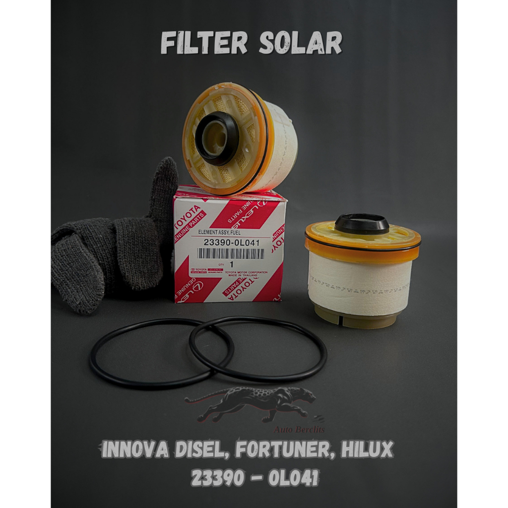 FILTER SOLAR TOYOTA INNOVA DISEL, FORTUNER , HILUX   23390 - 0L041 // 0L041