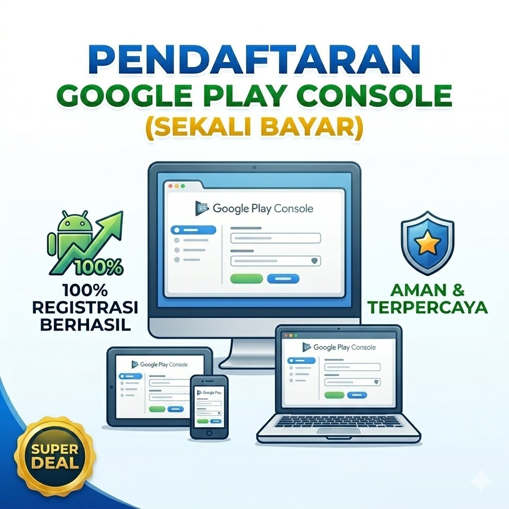 Pendaftaran Google Play Console