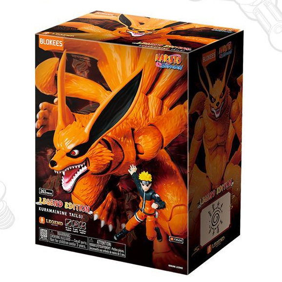 Blokees Naruto Kurama Nine Tails Legend Edition - Mainan Action Figure Naruto Kurama Original