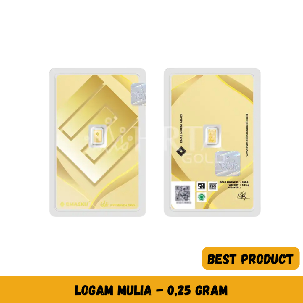 Logam Mulia Emasku - Ukuran 0,25 Gram
