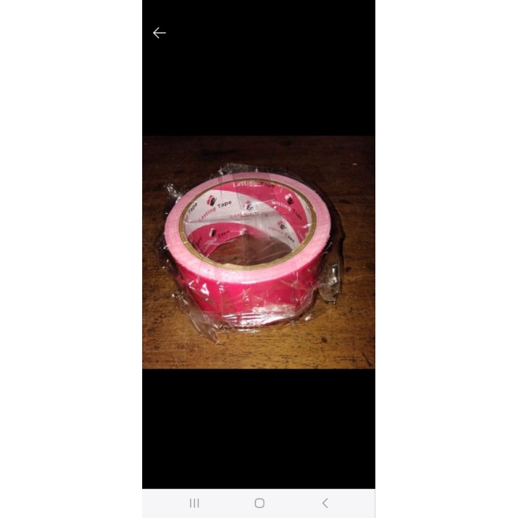 [PCS] CLOTH TAPE LAKBAN KAIN MERAH 46MM GOLDTAPE / LAKBAN KAIN LINEN LASTING/ LAKBAN MERAH 46MM LAST