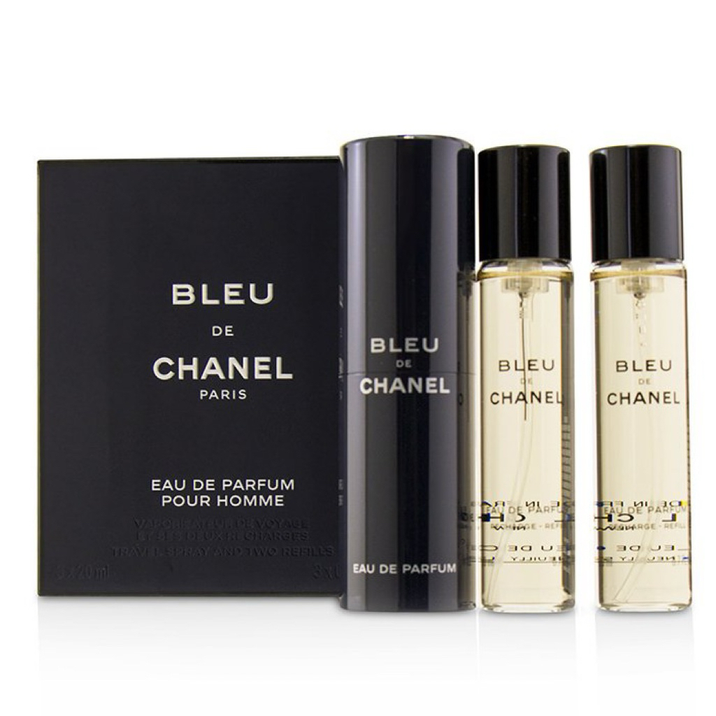 PARFUM BLEU DE CHANEL EAU DE PARFUM TWIST AND SPRAY 3x20 ml