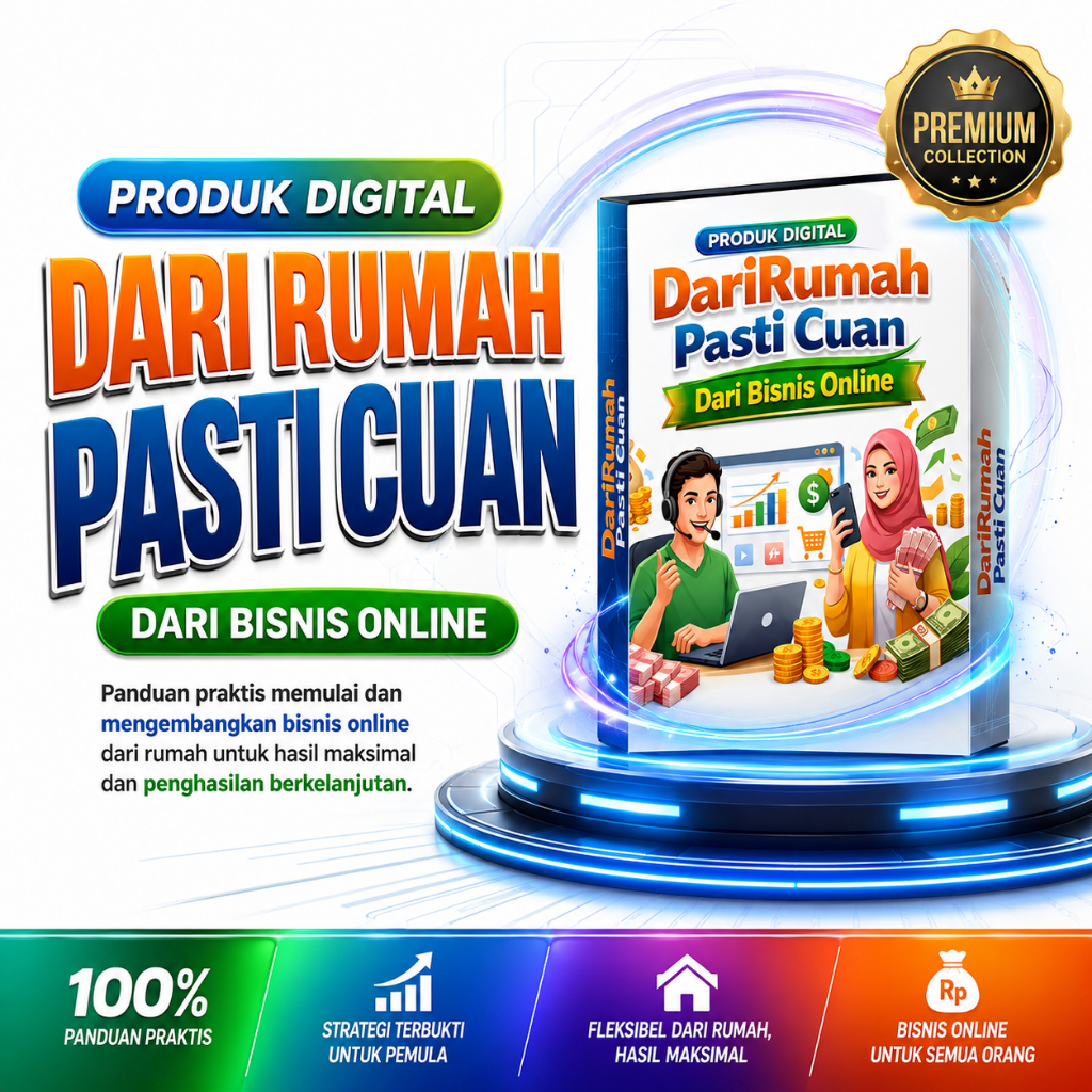 ID053 - E-COURSE - DARI RUMAH PASTI CUAN