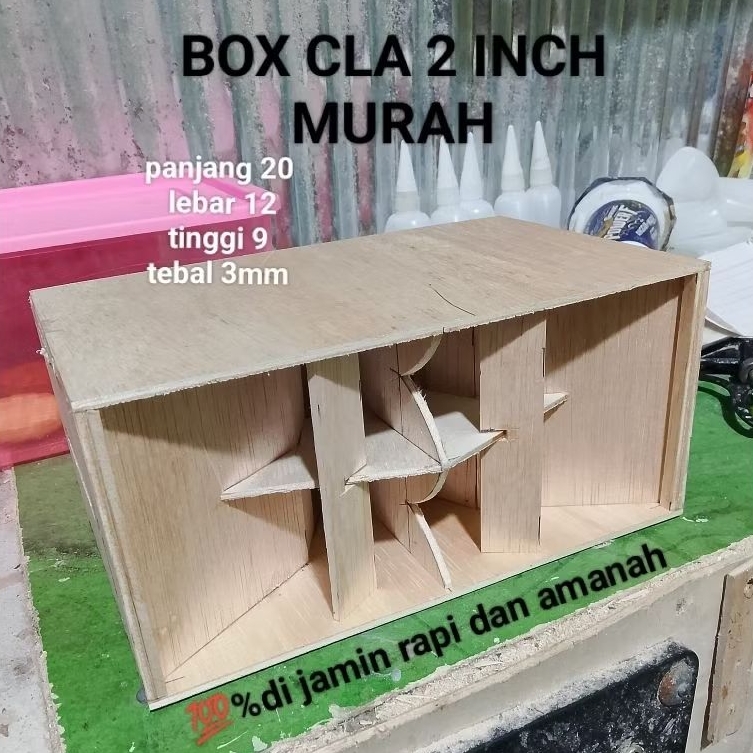 BOX CLA 2 INCH DOUBLE MURAH SIAP KIRIM