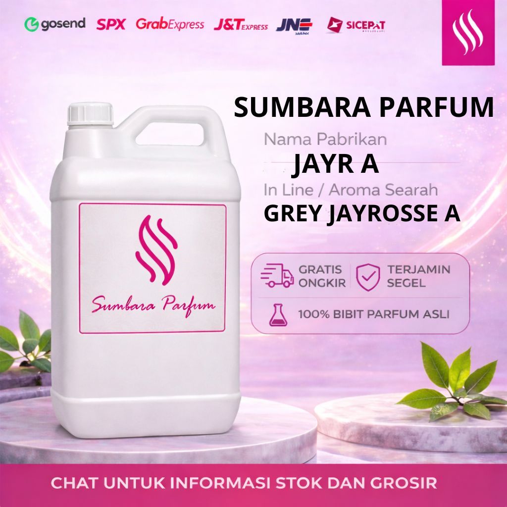 JUAL BIBIT PARFUM ASLI - JAYR A - GREY JAYROSSE A - REPACK - SUMBARA PARFUM