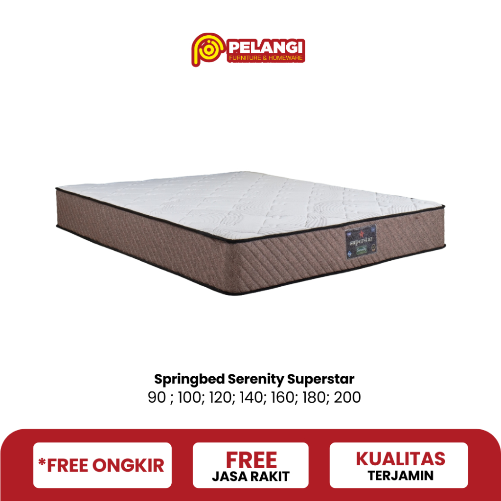 Springbed Serenity Superstar | Springbed Elite Serenity Superstar | Kasur Springbed | Tempat Tidur
