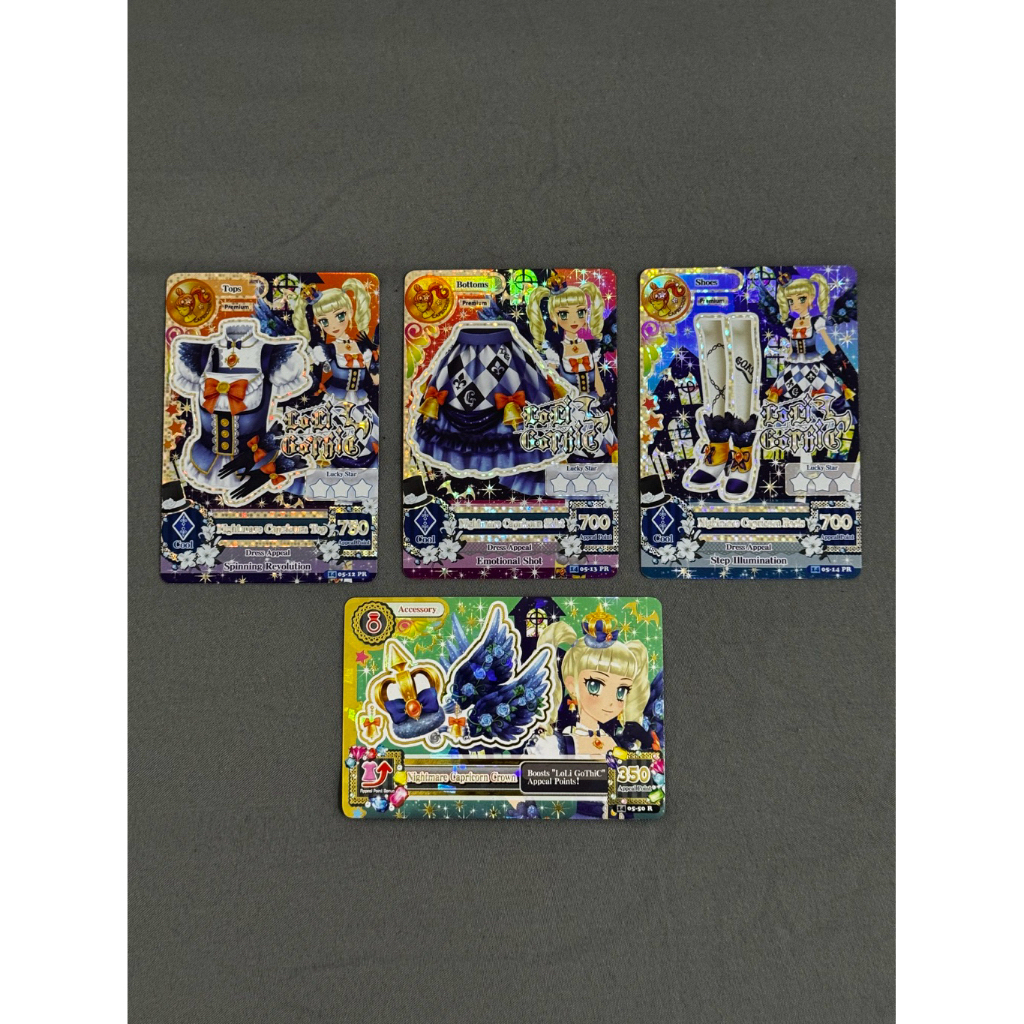 Aikatsu Nightmare Capricorn Fullset Premium Rare
