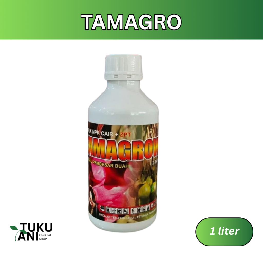 Tamagro 1 liter pupuk NPK cair plus zpt spesial pembesar buah