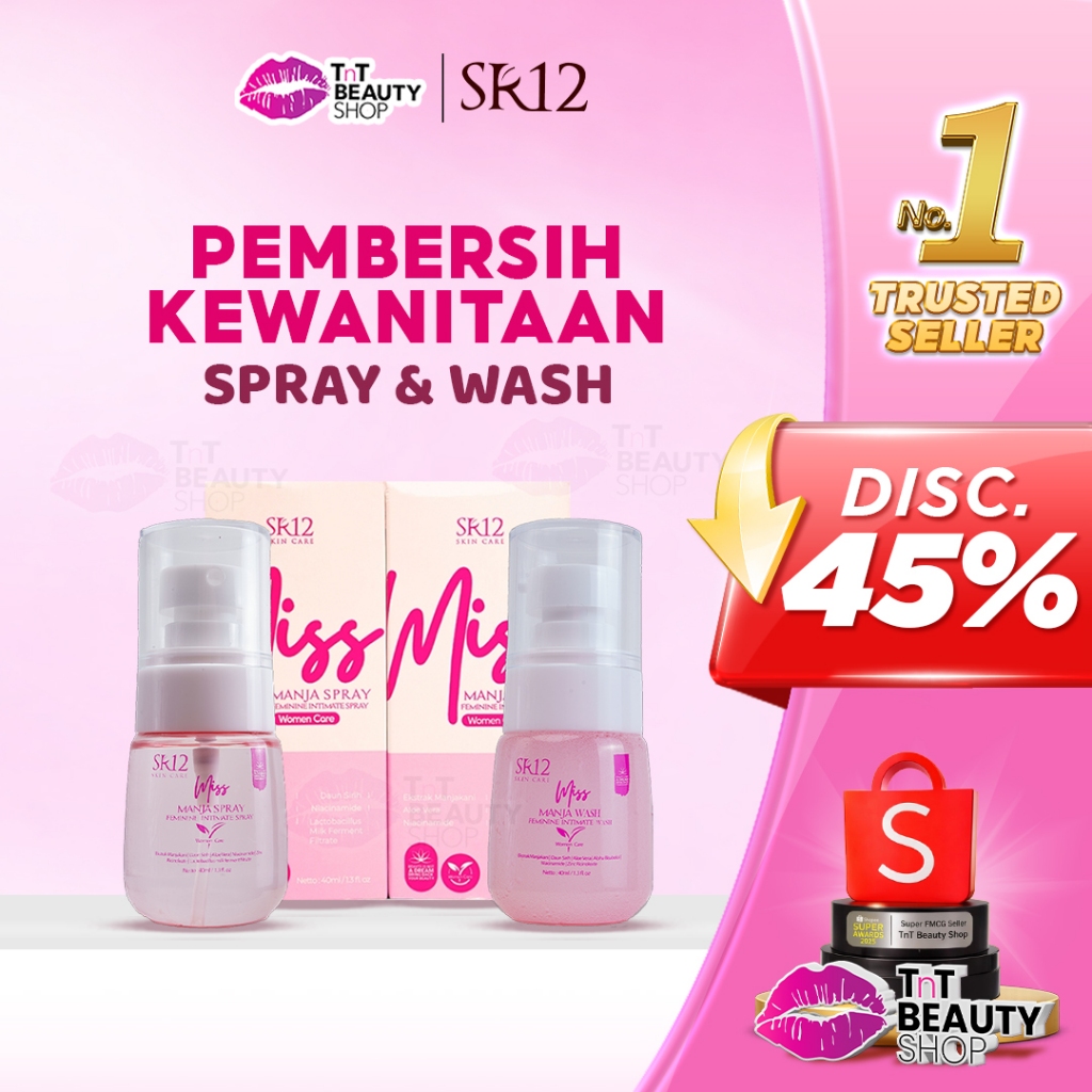 SR12 Paket Miss Manja Wash and Spray Solusi Kewanitaan | TnT Beauty Shop