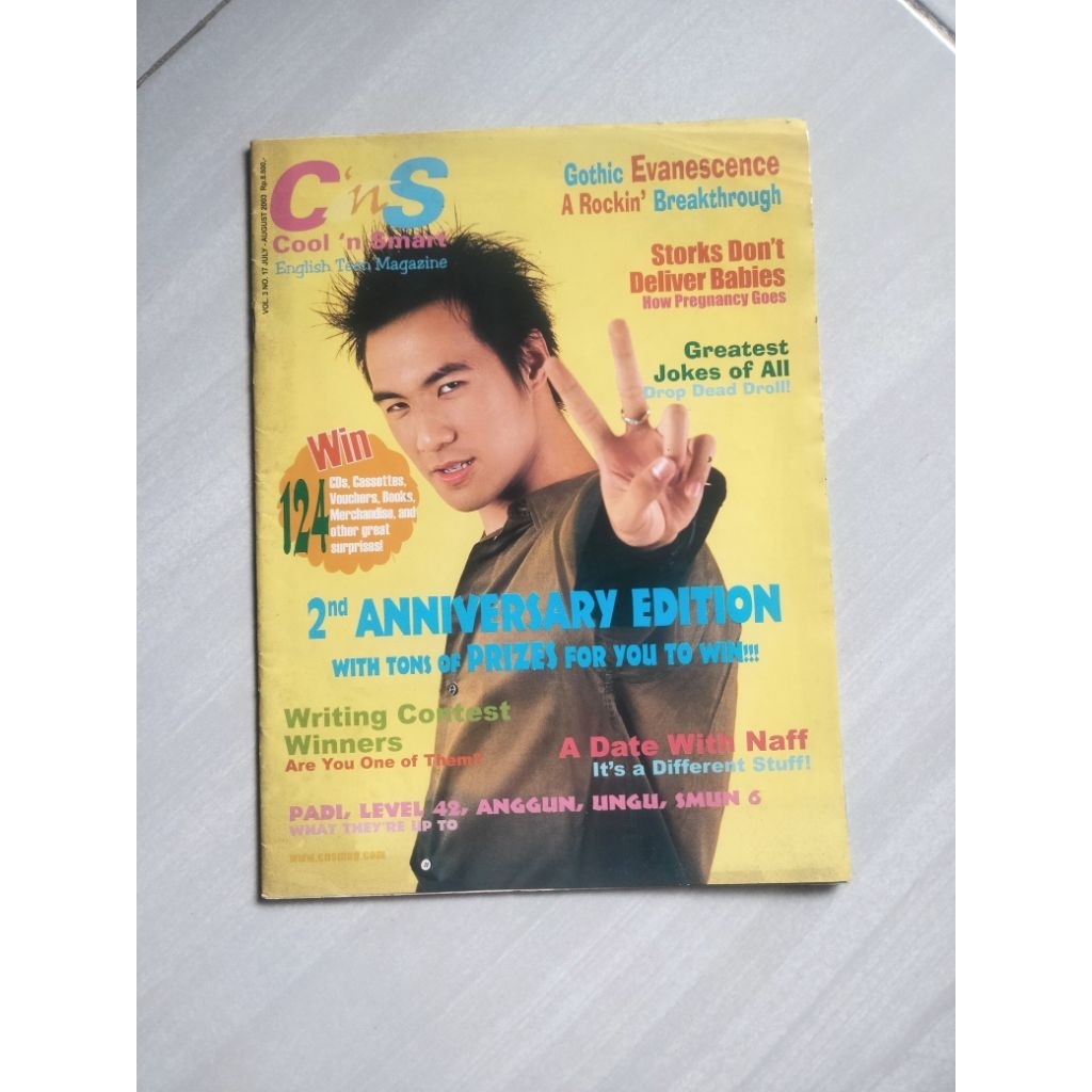 MAJALAH CNS COOL N SMART ENGLISH TEEN MAGAZINE EDISI 2003