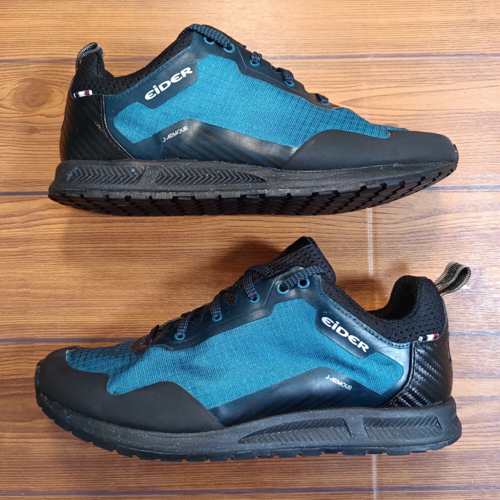 Sepatu Outdoor Eider Second Original Hitam Biru size 41