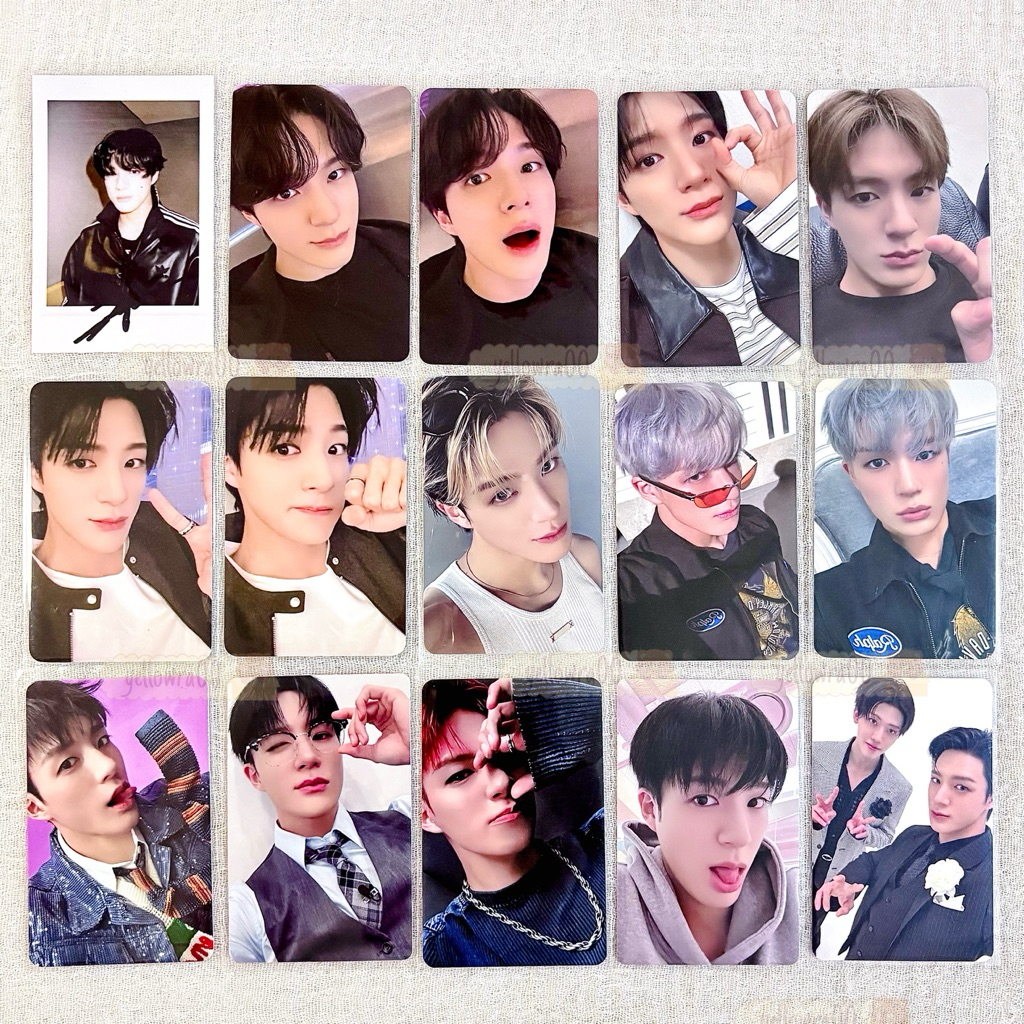 |Ready Stock| PC Photocard Pola jeno pragos kacamata meong pout badmood mangap melet pob benefit luc
