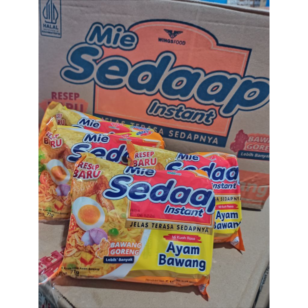 Mie Sedap Ayam Bawang 1 Dus Isi 40 pcs
