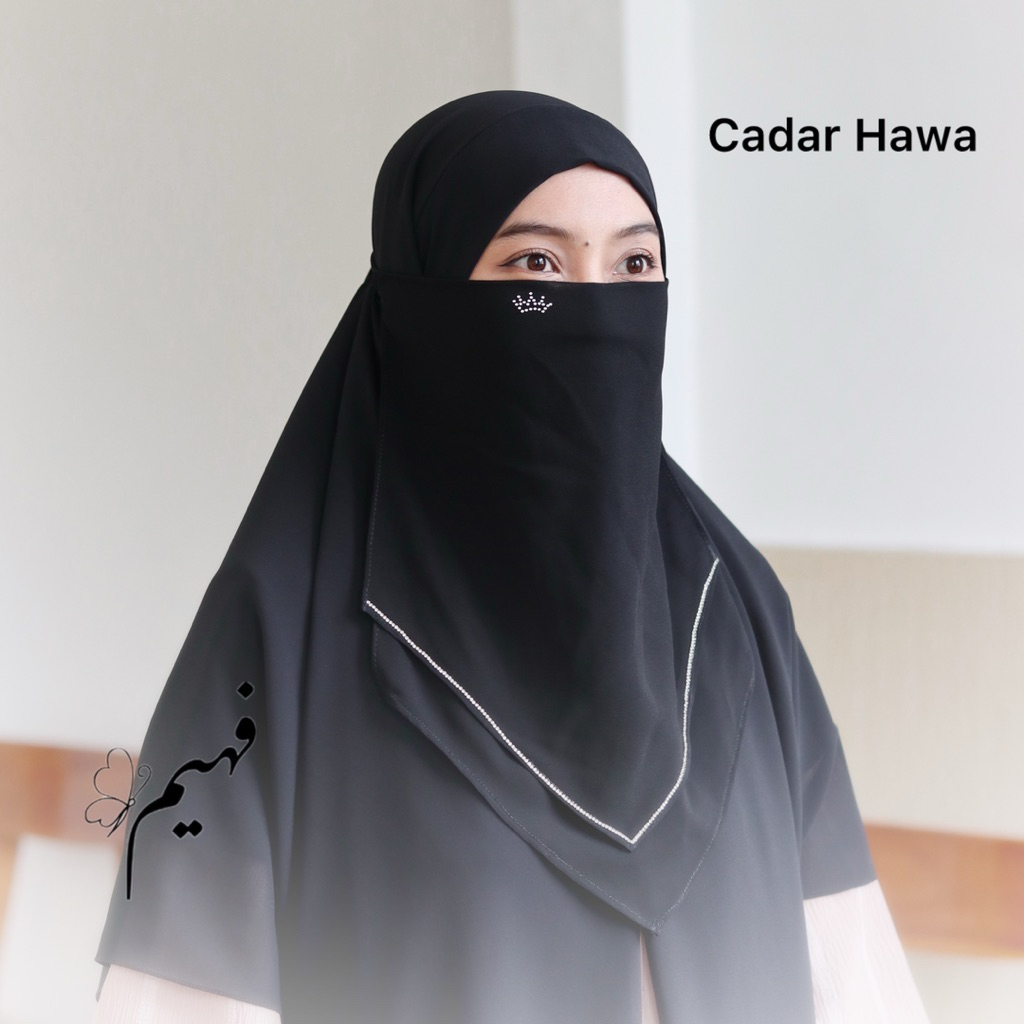 FAHIMY NIQOB - Cadar tali Hawa payet diamond mahkota