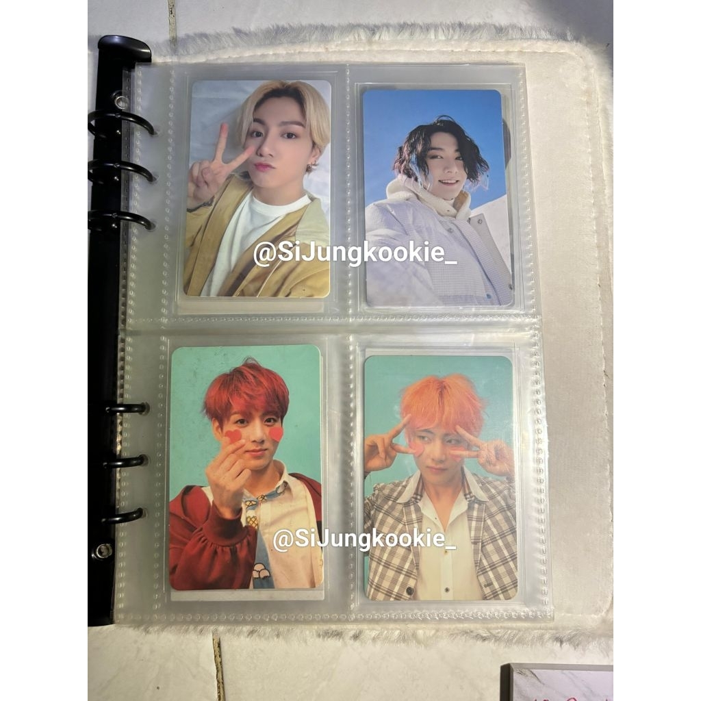 Photocard pc Official BTS Jungkook Taehyung Winter package 2021, Pob BE Essentials Edition, Love You
