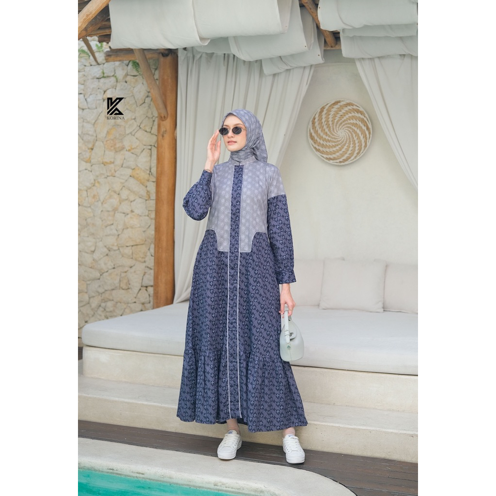 Mazaya midi/Midi dress/Midi korina/midi terbaru/Korina