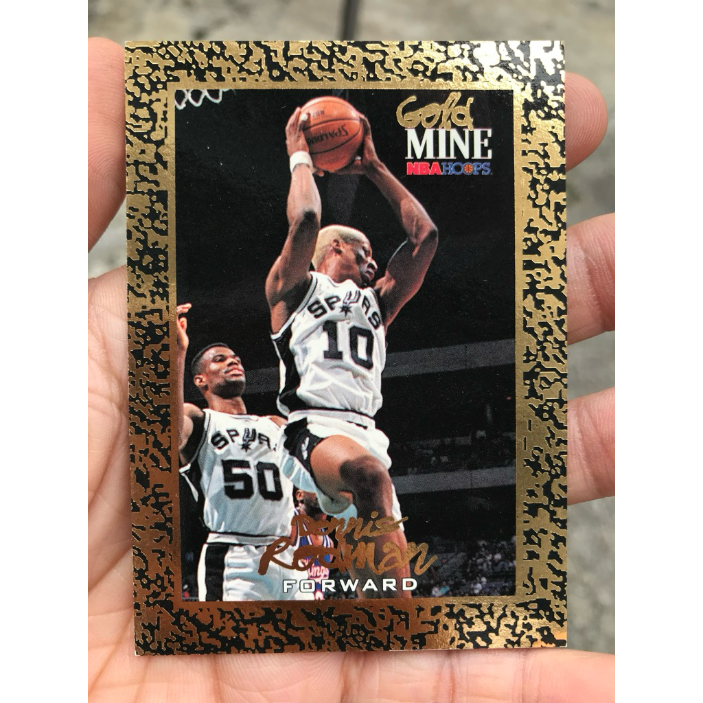 DENNIS RODMAN KARTU NBA HOOPS GOLD MINE KARTU BASKET TAHUN 1995