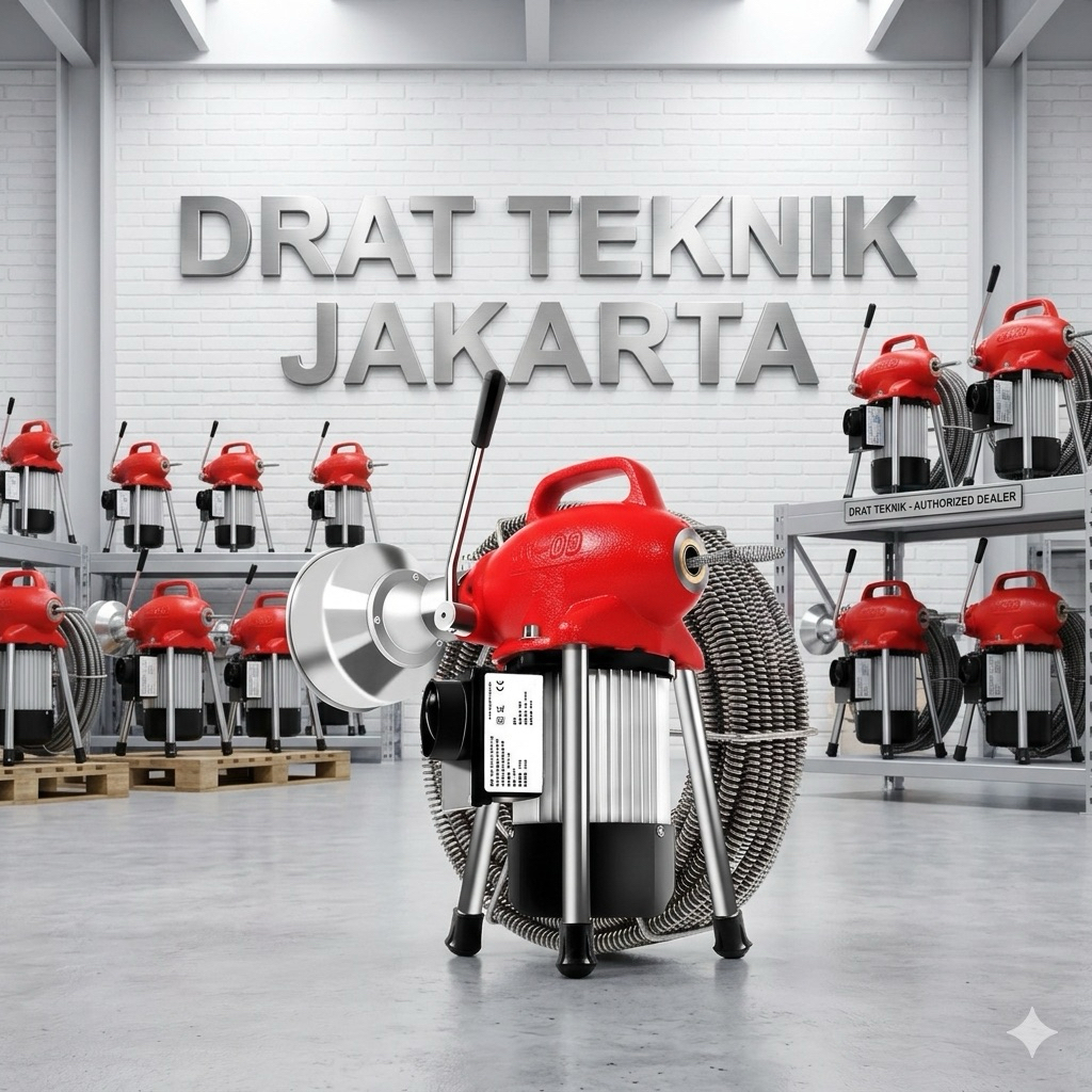 Solusi Saluran Mampet Mesin Bor Ridgid Drain Cleaner Pembersih - Mesin Bor-2031