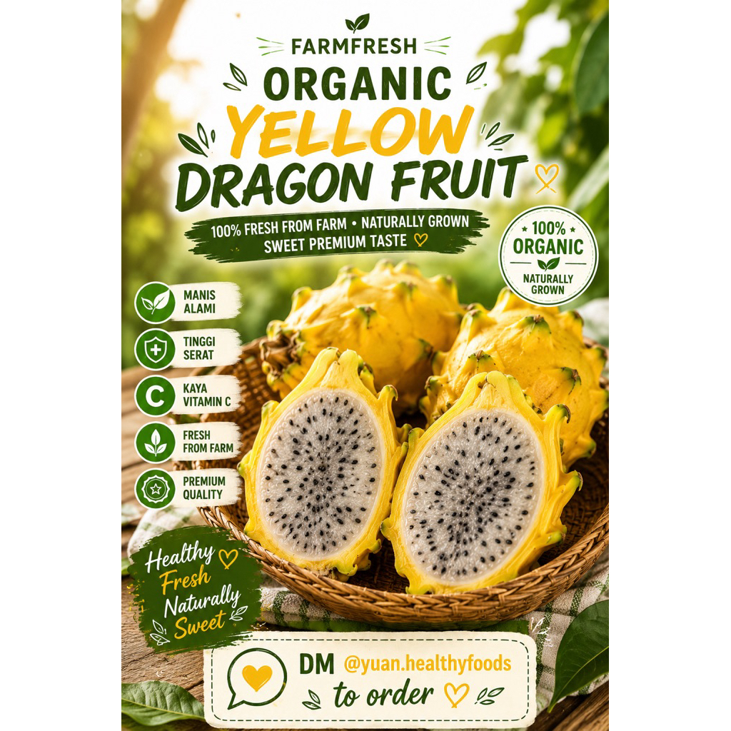YELLOW DRAGON FRUIT