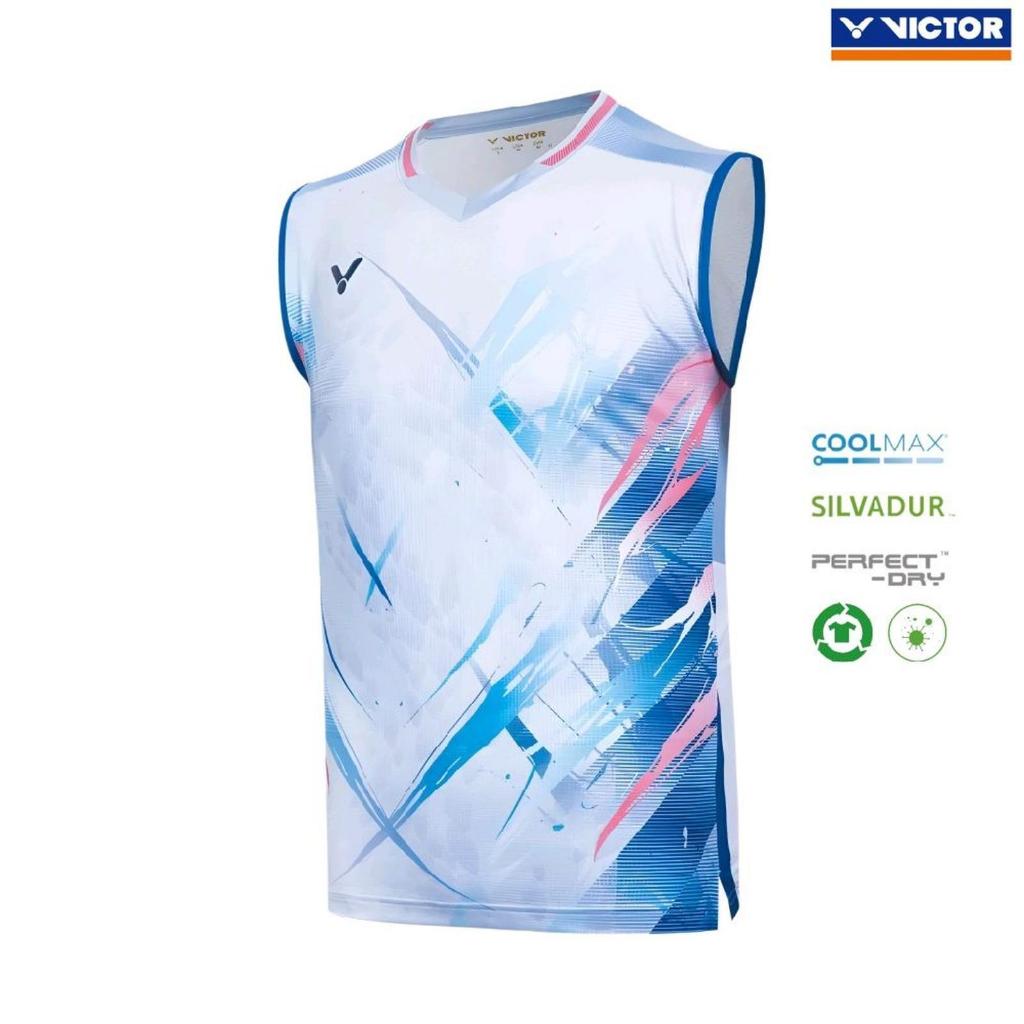 Kaos Singlet Original VICTOR Badminton Premium Jersey Baju Olahraga Limited Edition - CM01