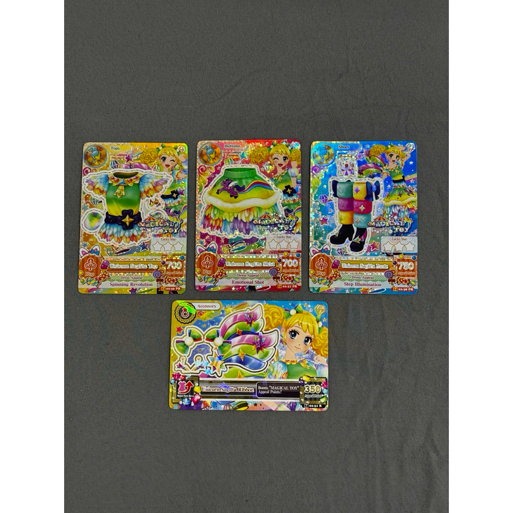Aikatsu Unicorn Sagittarius Fullset Premium Rare