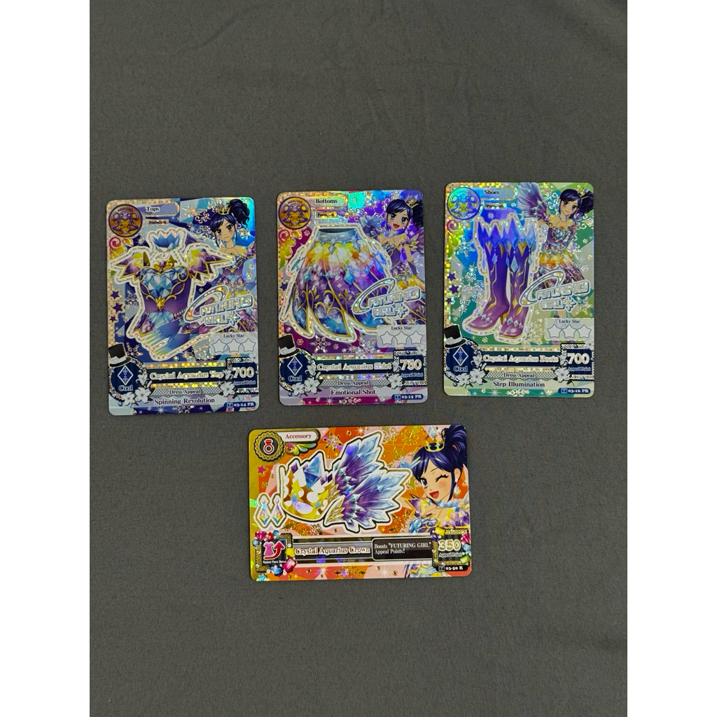 Aikatsu Crystal Aquarius Fullset Premium Rare