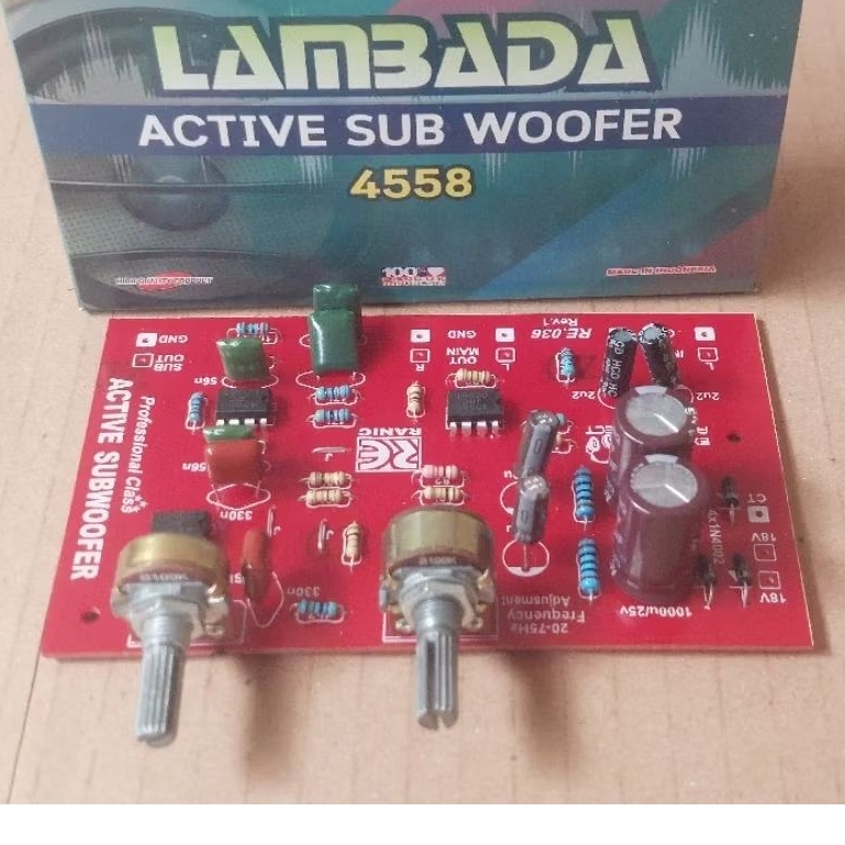 Kit aktif subwoofer preamplifier 2.1 ( 201 )