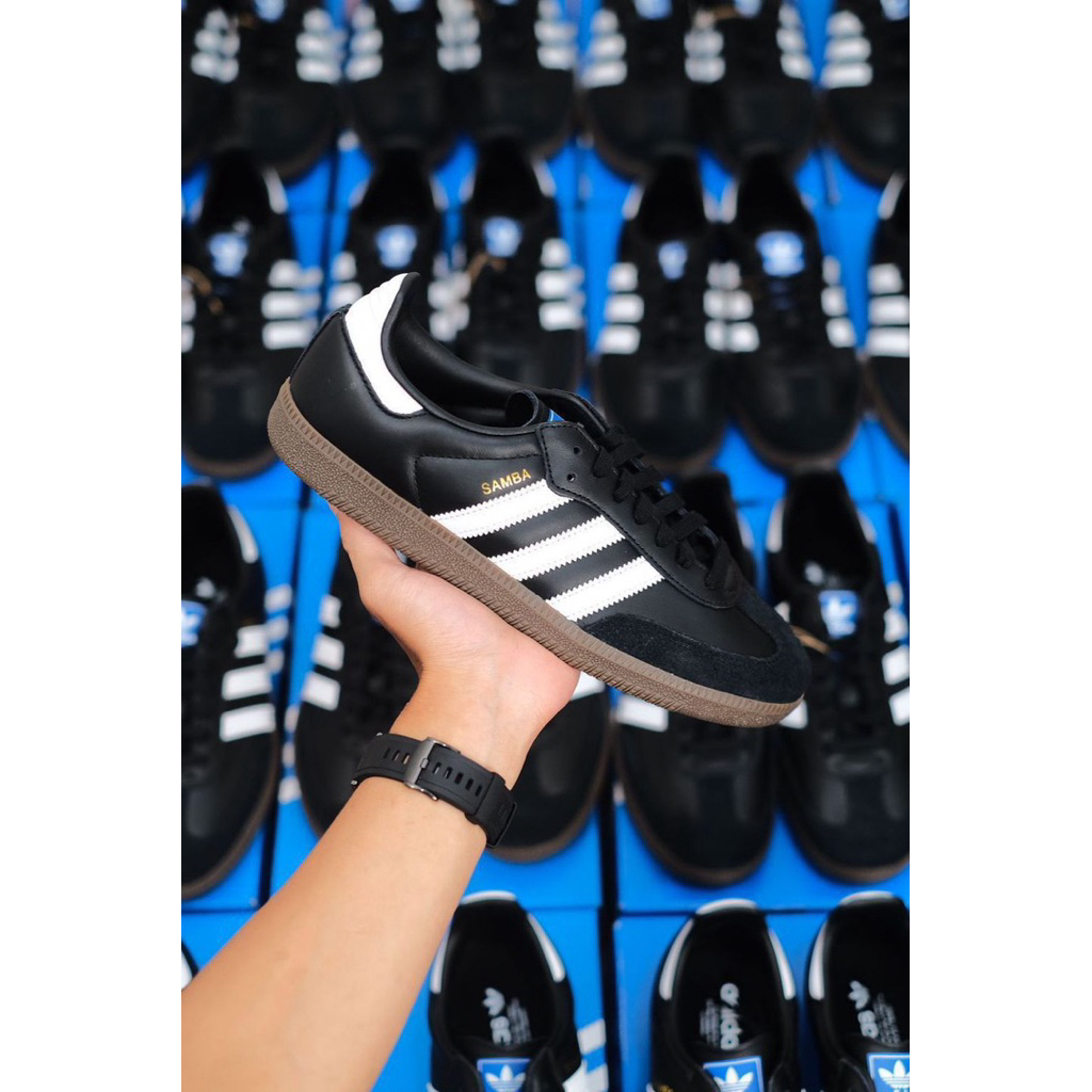 ADIDAS SAMBA OG BLACK WHITE GUM B75807