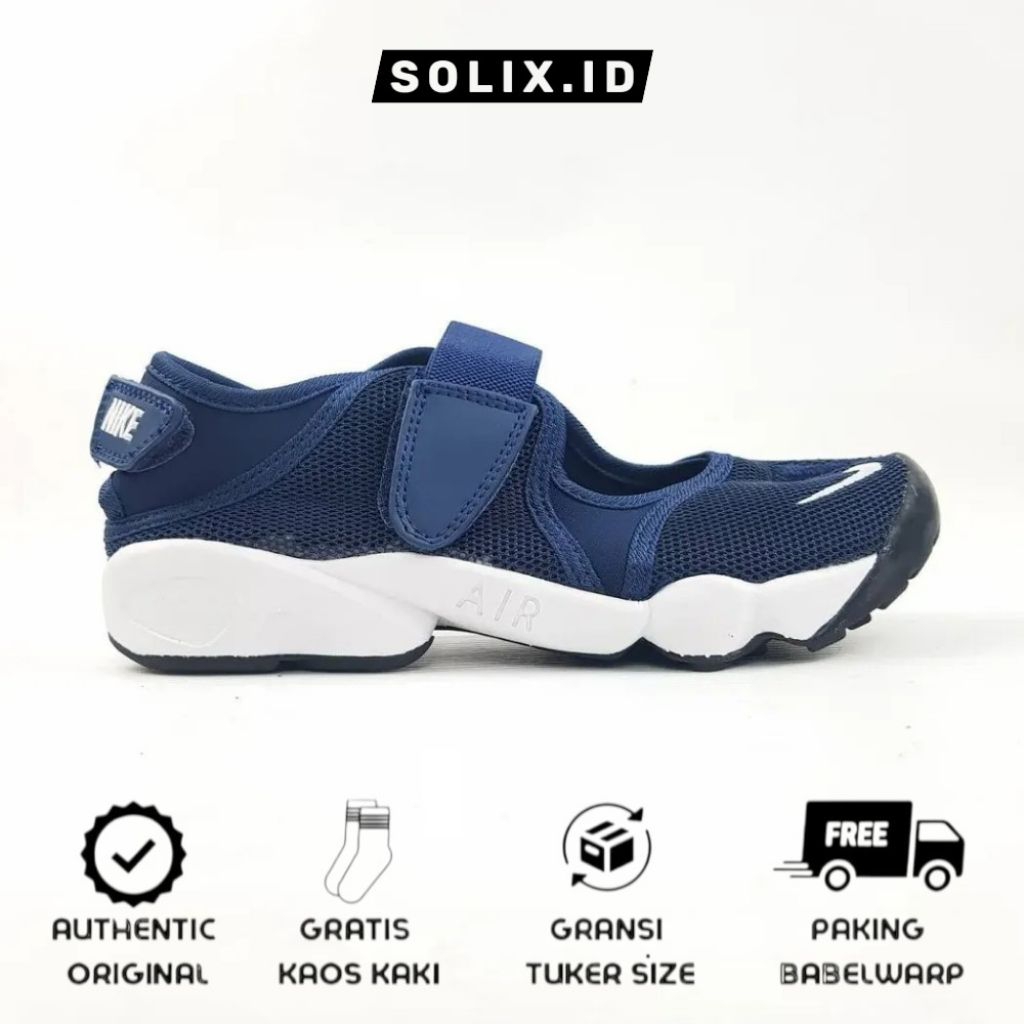 Sepatu Wanita Nike Air Rift Breathe Navy