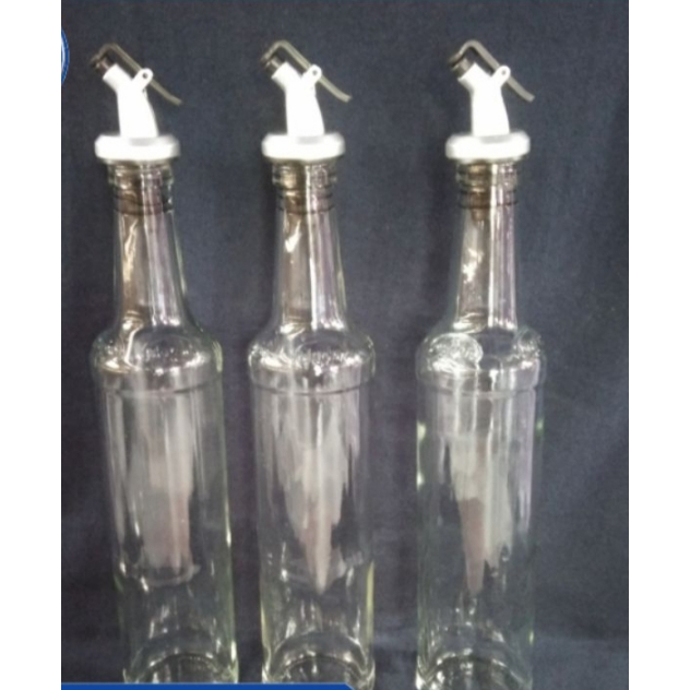 DRUM PUMP, BOTOL KACA 450ML TUTUP PUMP,  BOTOL PUMP SIRUP