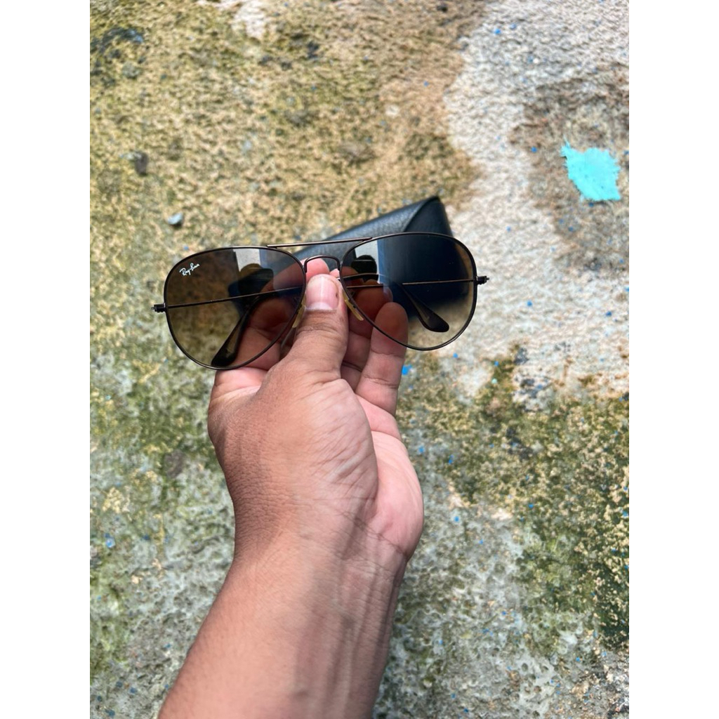 Kacamata Rayban Aviator lage metal
