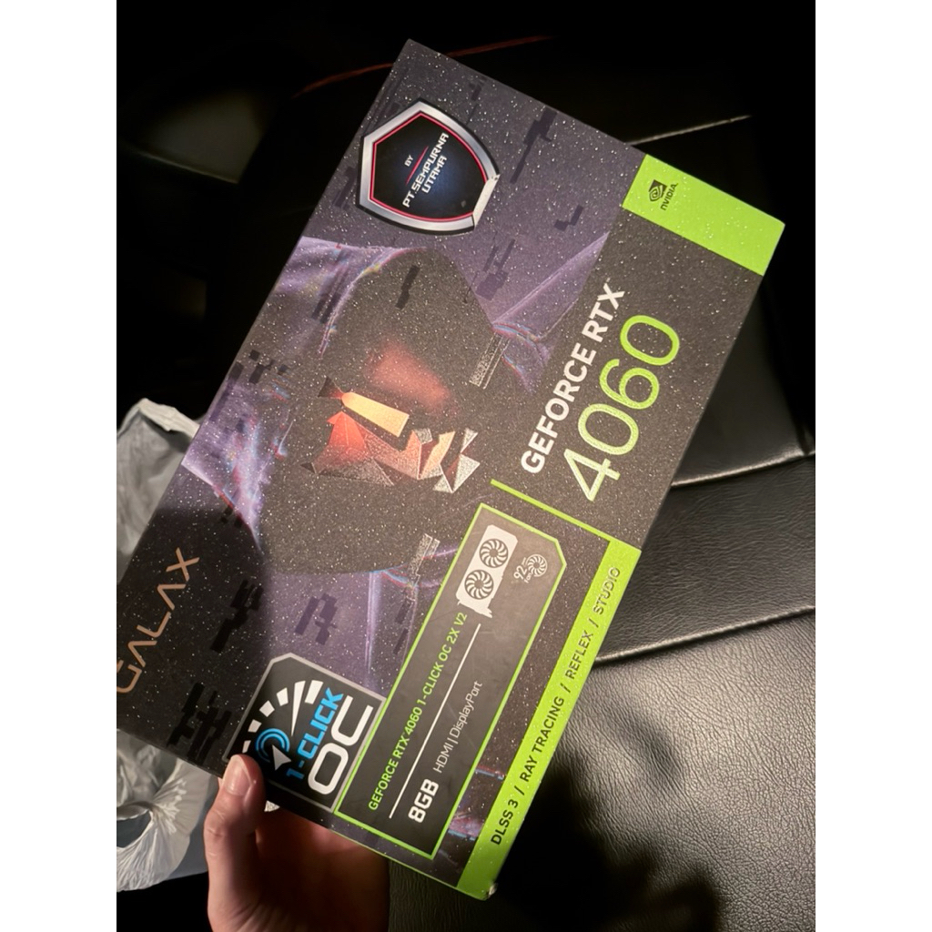 Second Garansi Nov-27 GALAX RTX 4060 8GB 1-click OC