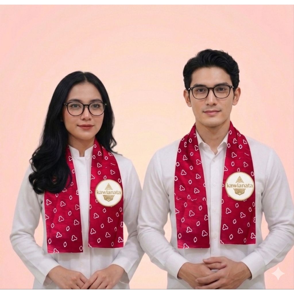 Cukin Batik Merah Putih Pria Wanita nyaman di pakai
