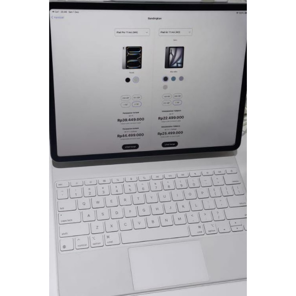 Ipad pro 11 m5 wifi celular warna silver dan black 512gb