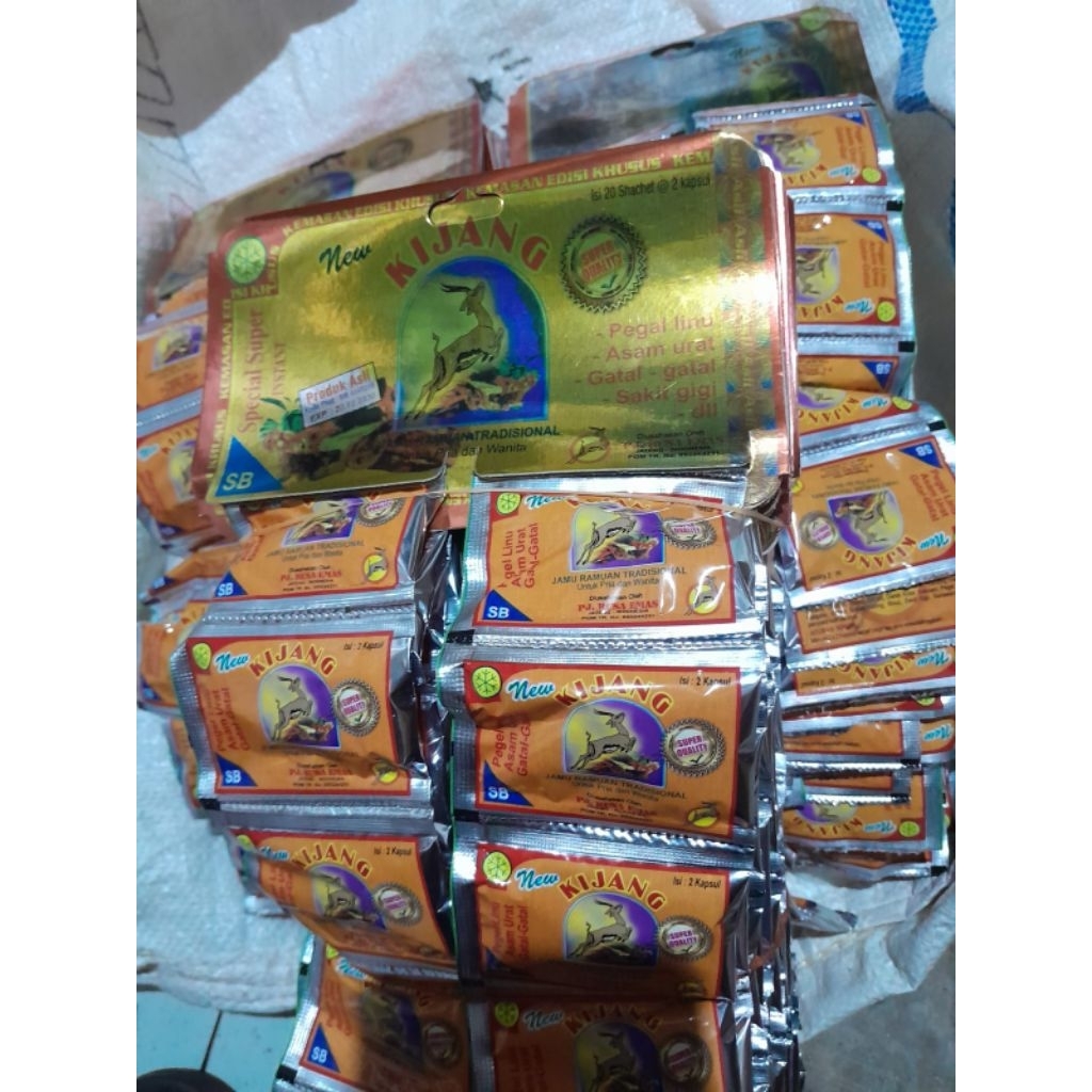 KIJANG KAPSUL HERBAL ASAM URAT RENCENG ORI