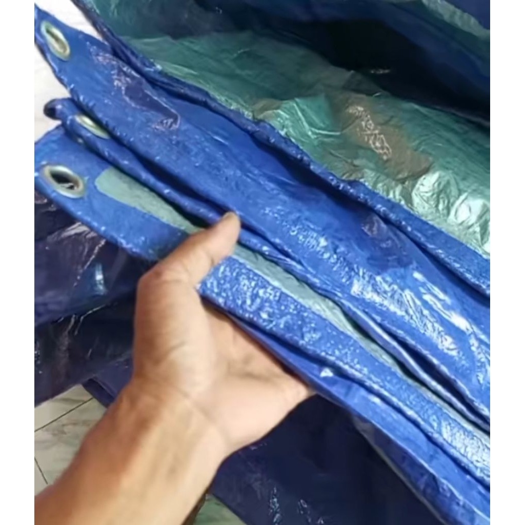 TERPAL A3 5X6 / 5X7 / 6x7/ 6X8 / 6X9 /BIRU SILVER/ TERPAL JEMUR PADI/ TERPAL PROYEK/ TERPAL TRUK/ TE