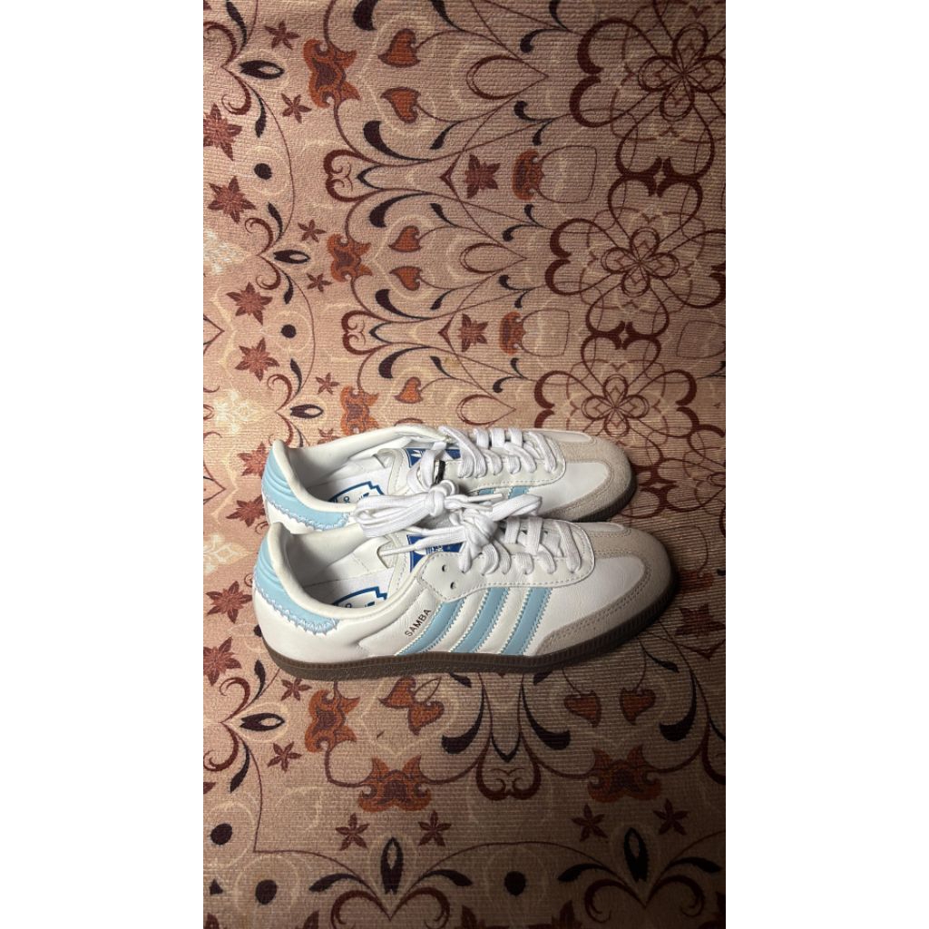 Adidas samba blue stripe