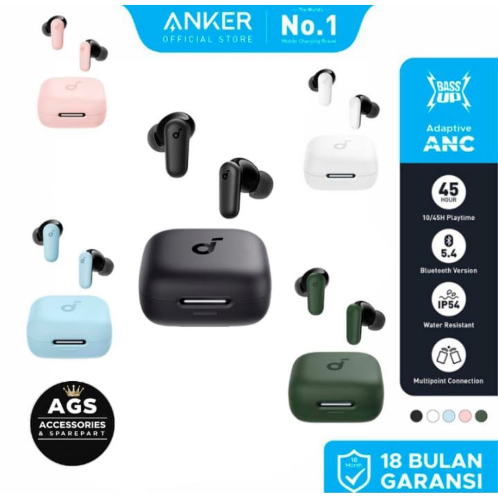 ANKER SoundCore R501 NC Earbuds Adaptive Noice Canceling Headset Earphone Bluetooth 5.4 TWS Low Late