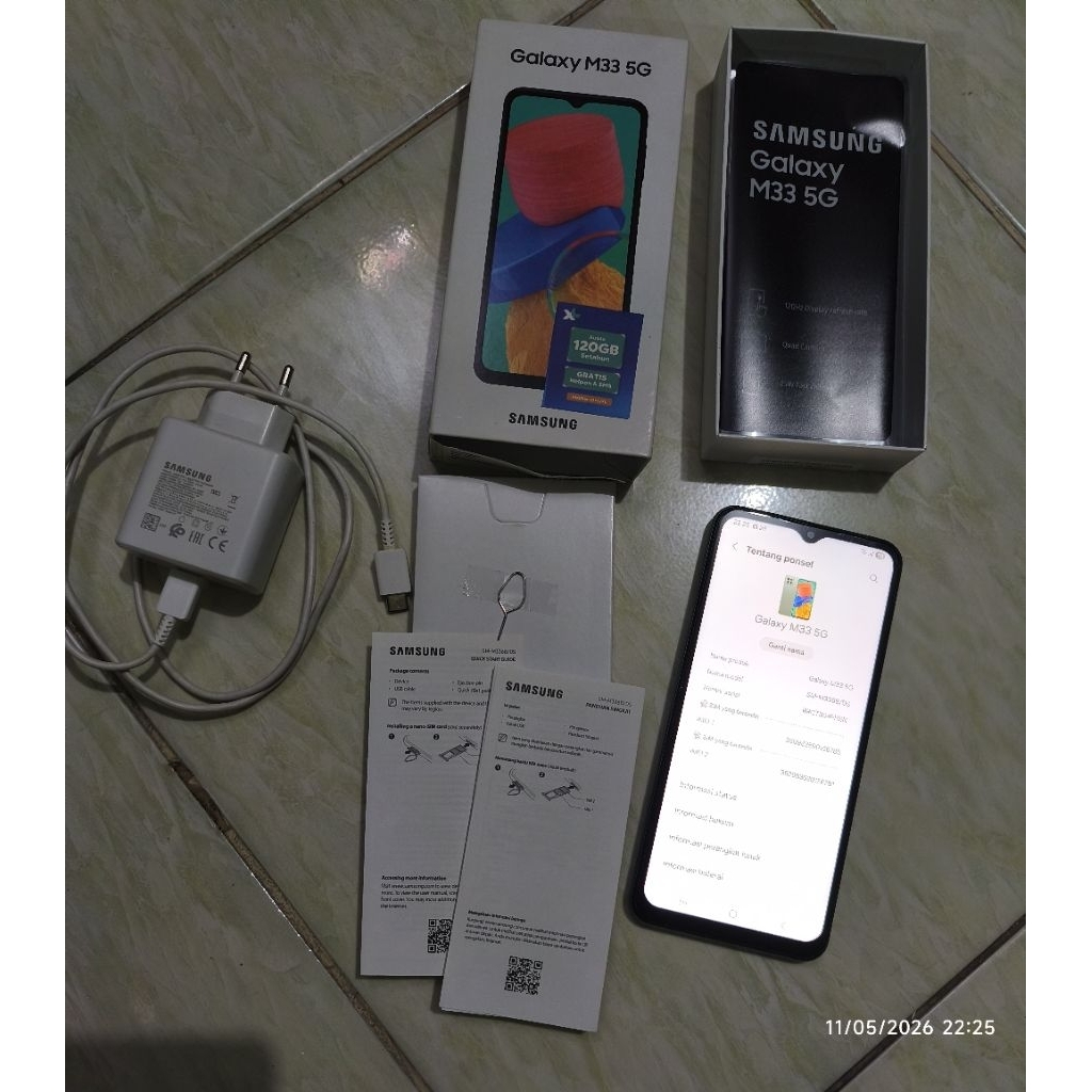 Samsung M33 5G second RAM 8/128