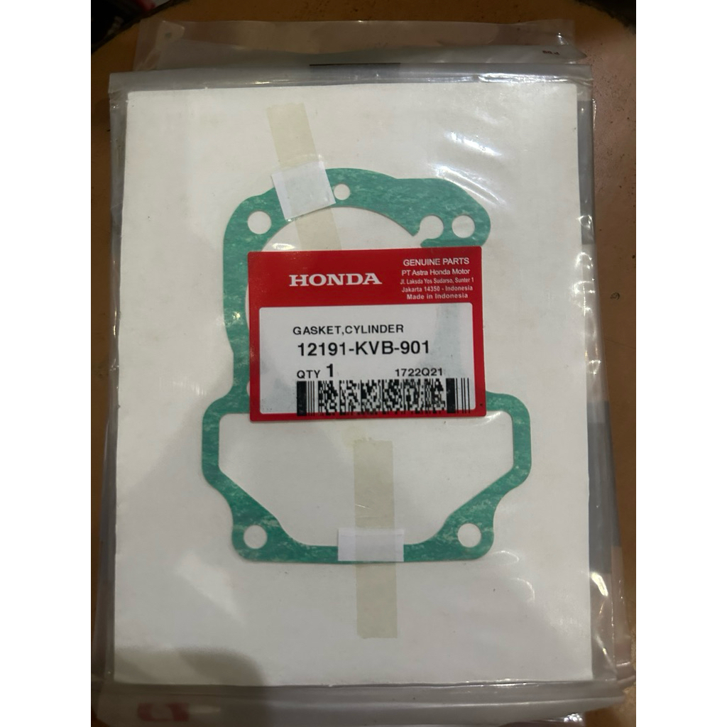 12191-KVB-901 PAKING BLOK BORING VARIO 110 VARIO CBS 110 KVB AHM
