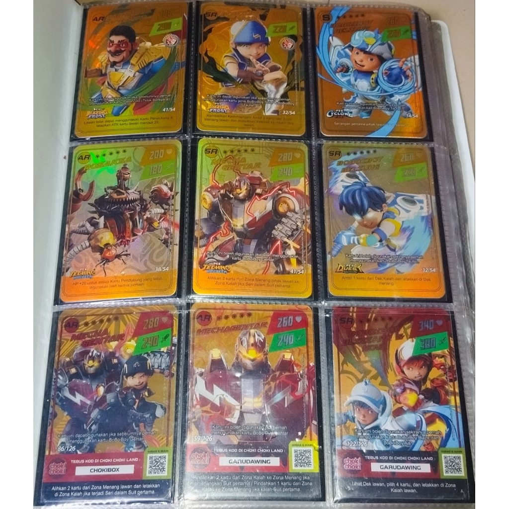 Bundle Kartu Emas BoBoiBoy