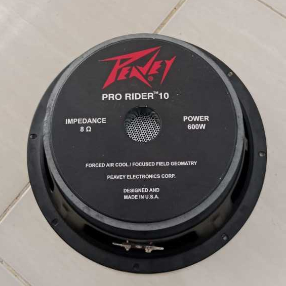Speaker Peavey Pro Rider 10 Inch Original – Woofer Speaker 10” Midbass Power Besar Suara Jernih Coco
