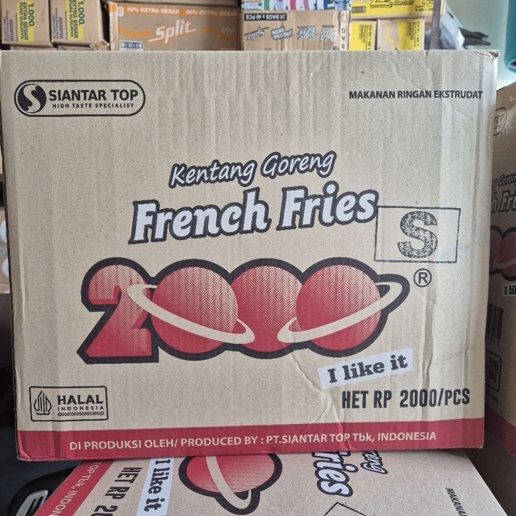 French Fries 2000 1 Dus ( 6 renceng 60 pcs )