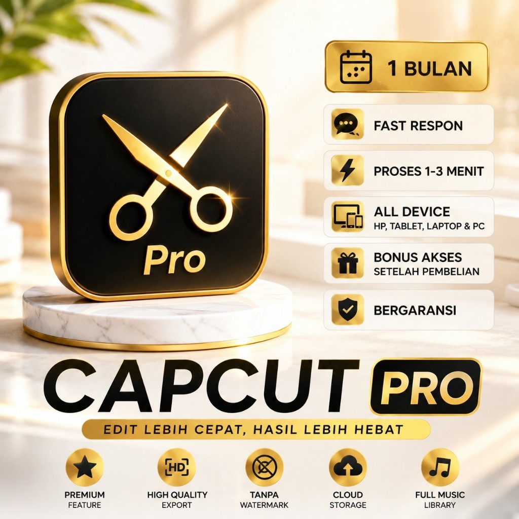 CAPCUT PRO TEMPLATE PREMIUM FULL AKSES