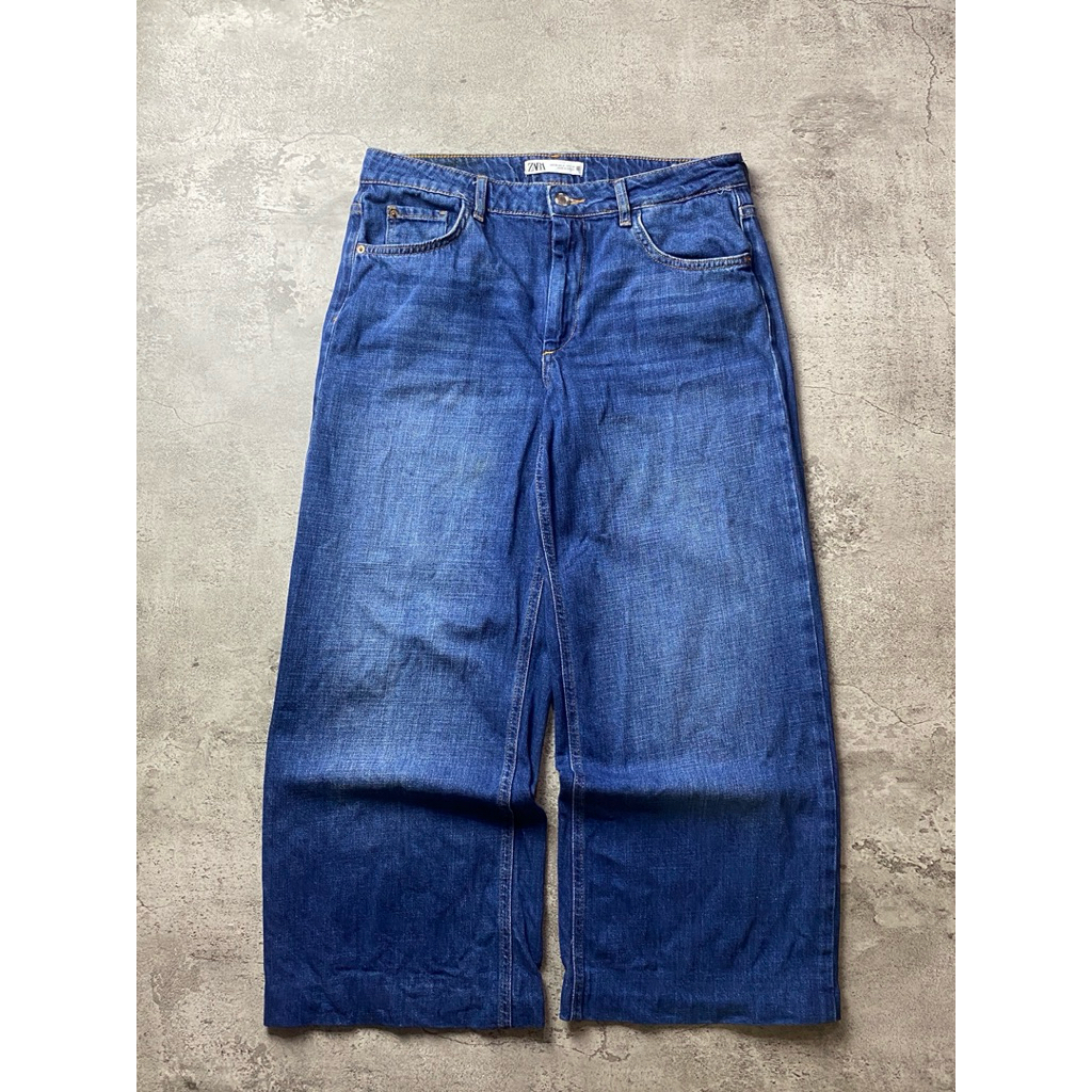 baggy jeans washed zara