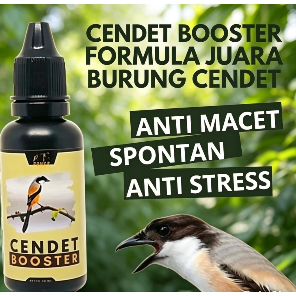 Cendet Booster 30 ML Vitamin Burung Cendet Gacor / Penggacor Burung Cendet / Booster Cendet Gacor / 